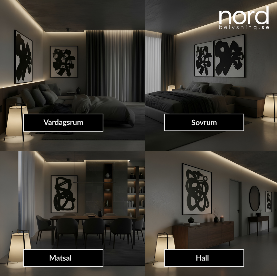 Tygklädd Golvlampa med Handknuten Design och Järnstativ för Vardagsrum, Sovrum och Hall