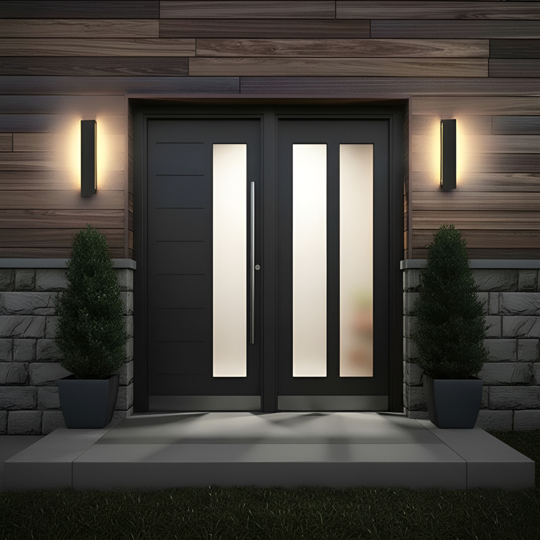 Utomhus Vägglampa LED Vattentät Modern Lampa för Fasad, Trädgård och Balkong